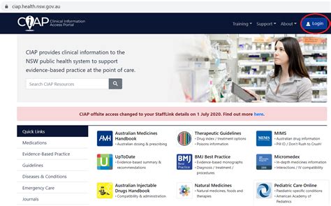 Step 1: Access CIAP onsite and remotely .